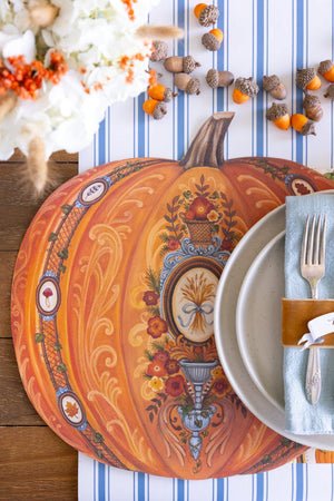 Die Cut Antique Pumpkin Placemat