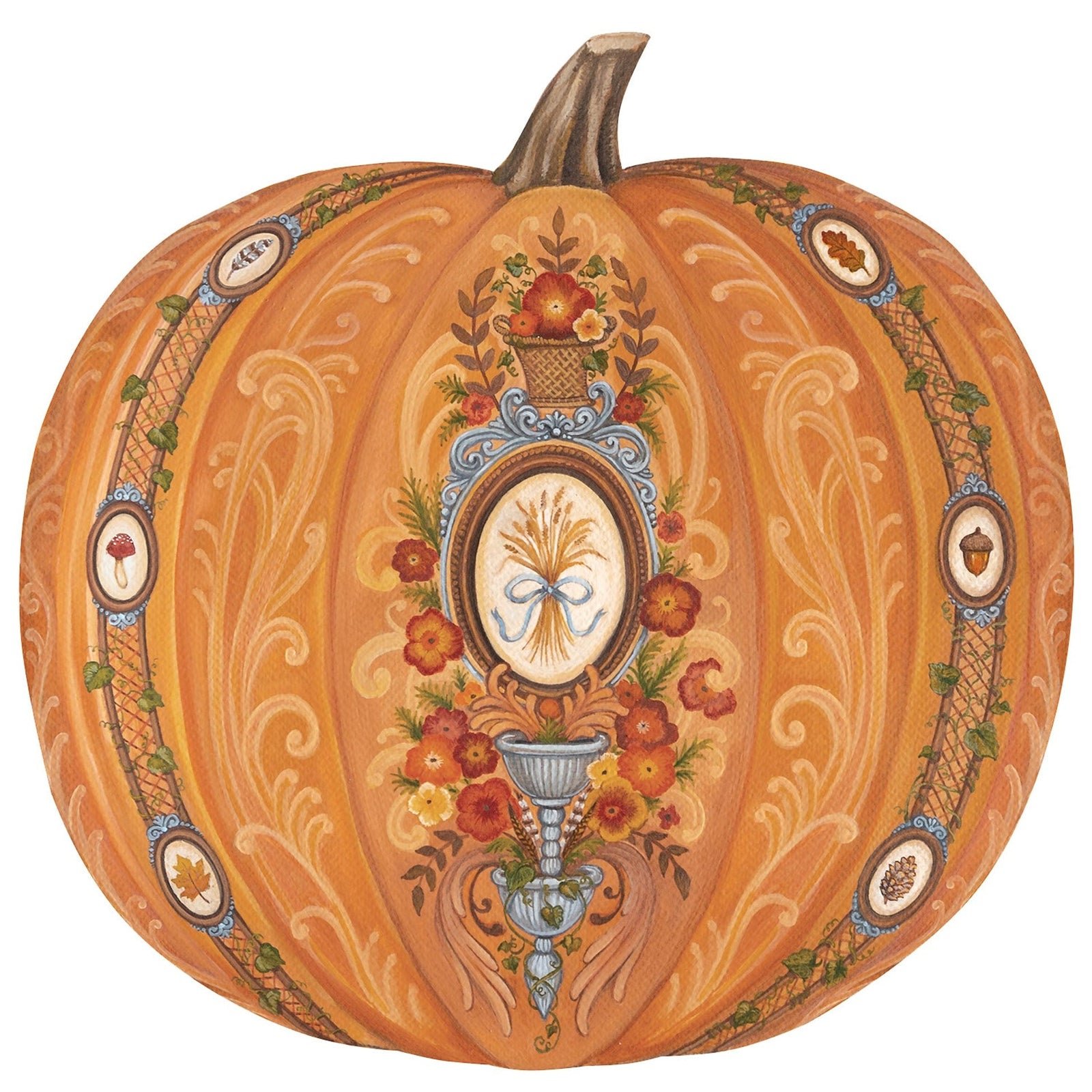 Die Cut Antique Pumpkin Placemat