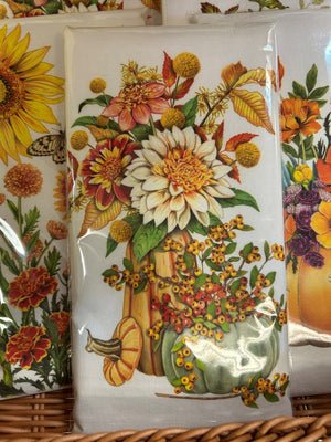 Autumn Sunflowers Towel