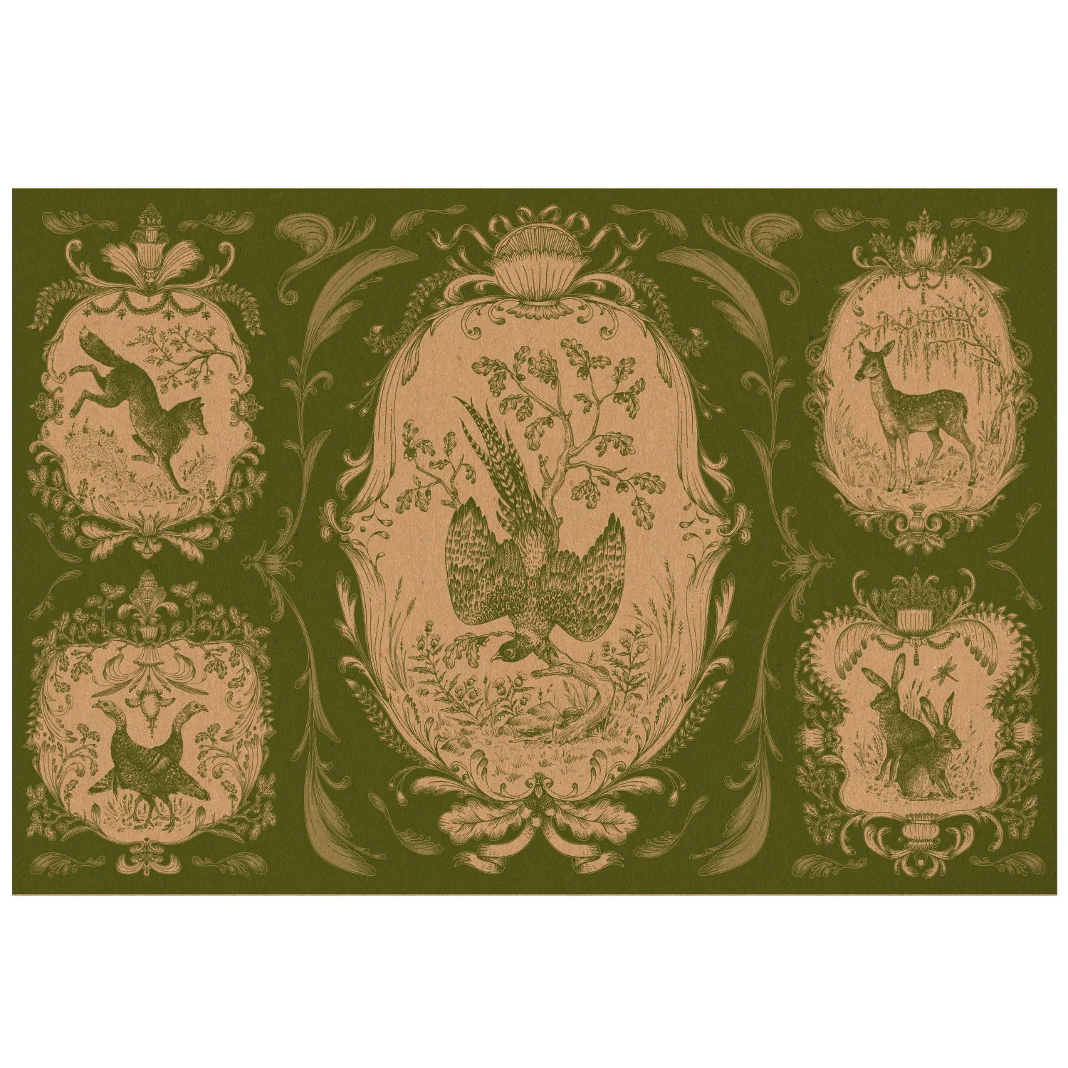 Woodland Toile Placemat Pad