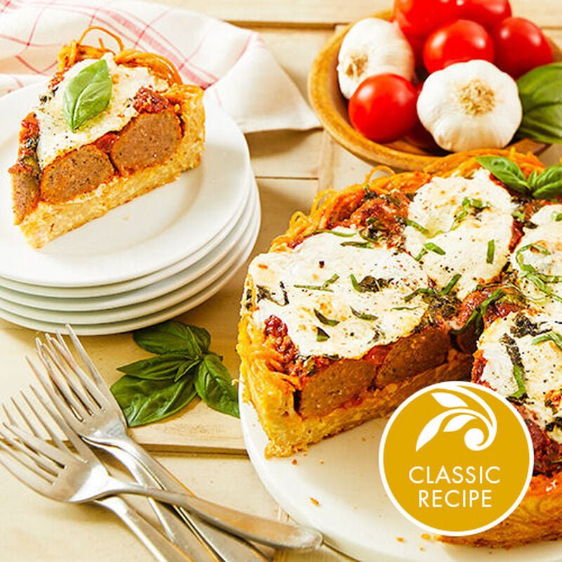 Spaghetti & Meatball Pie
