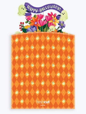 Jack-O'-Lantern Boo-quet  Pop-Up Greeting Cards